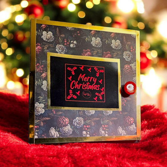 Christmas in Paradise, 7 Day Jewelry Advent Calendar, Beautiful Aurora Borealis Crystal Ear Accessories, Tropical Rhinestone Earrings