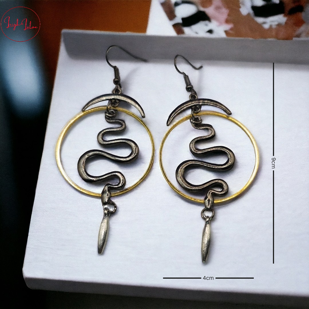 Circle of Medusa Earrings