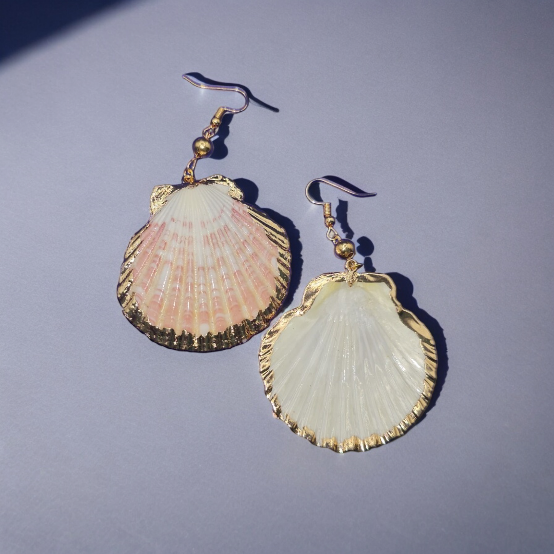 What a Calamity Earrings - Bohemian Shell Jewelry, Beach Holiday Ear Accessories