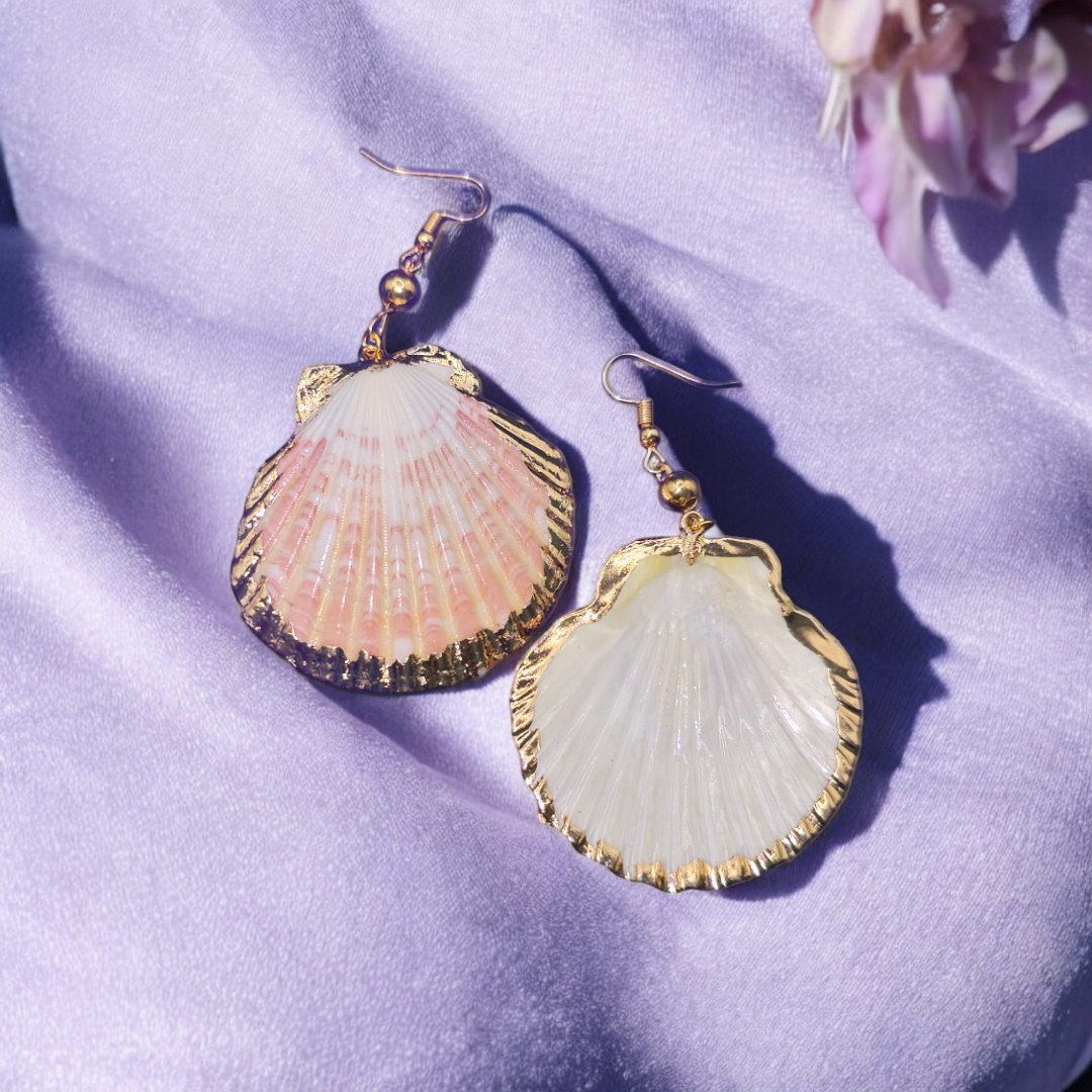 What a Calamity Earrings - Bohemian Shell Jewelry, Beach Holiday Ear Accessories